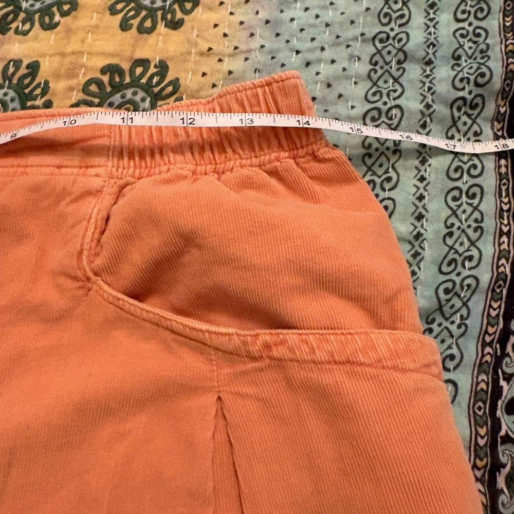 We The Free 100% Cotton Peach Pull On Corduroy Pants - Picture 6 of 10
